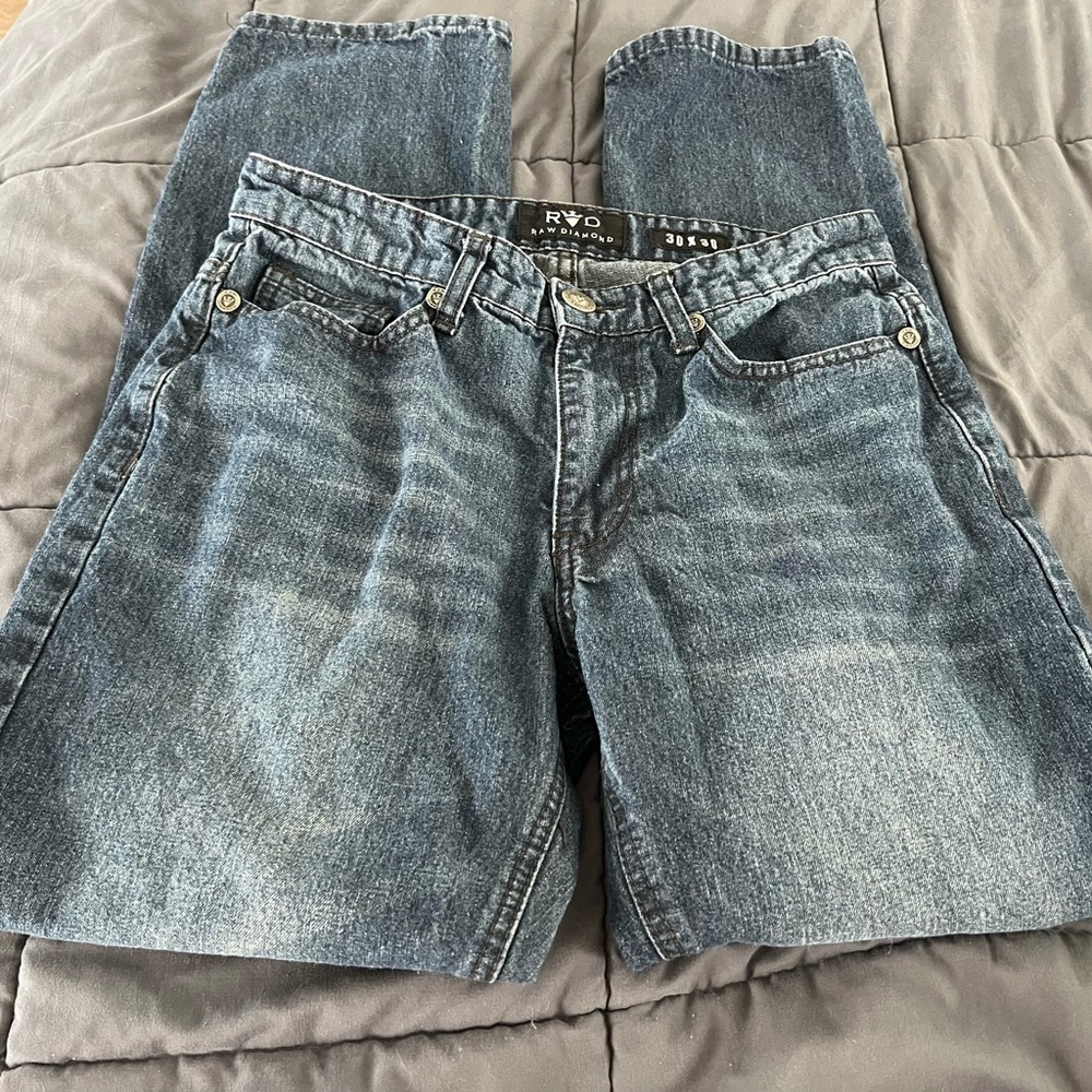 Raw Diamond slim fit men’s jeans. Size 30x30. 5 pocket,